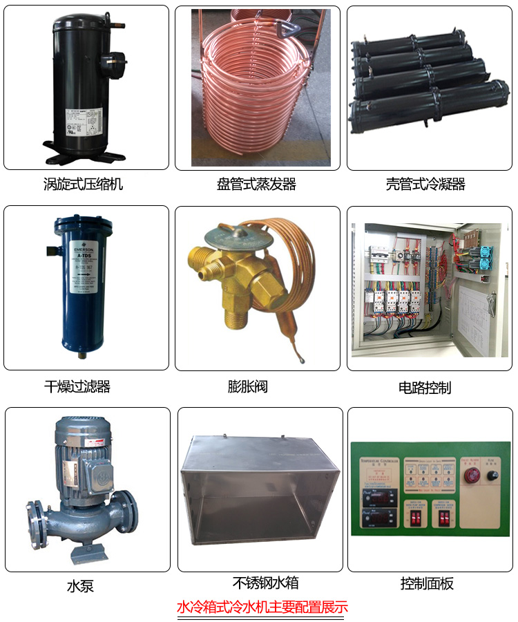 射蠟機冷水機配置表